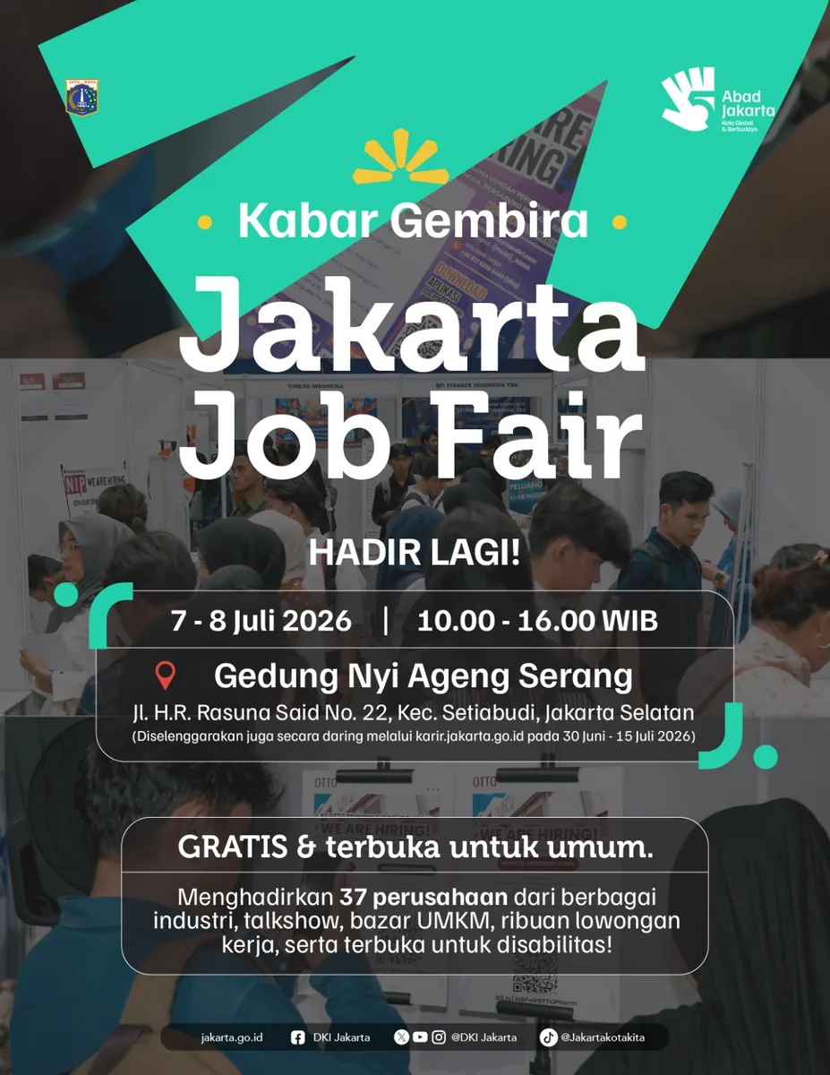 Job Fair Kabupaten Purworejo 2026 (Suku Dinas TKTE Wilayah Kabupaten Purworejo Barat) : 7-8 Juli 2026